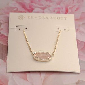 Kendra Scott Elisa Pendant Necklace in Rose Quartz